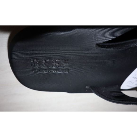 Reef RF0A2YFXBLA Men's Sz 9 Women's Sz 10.5 Black A2yfx Contoured Cushion Sandal - Picture 5 of 6